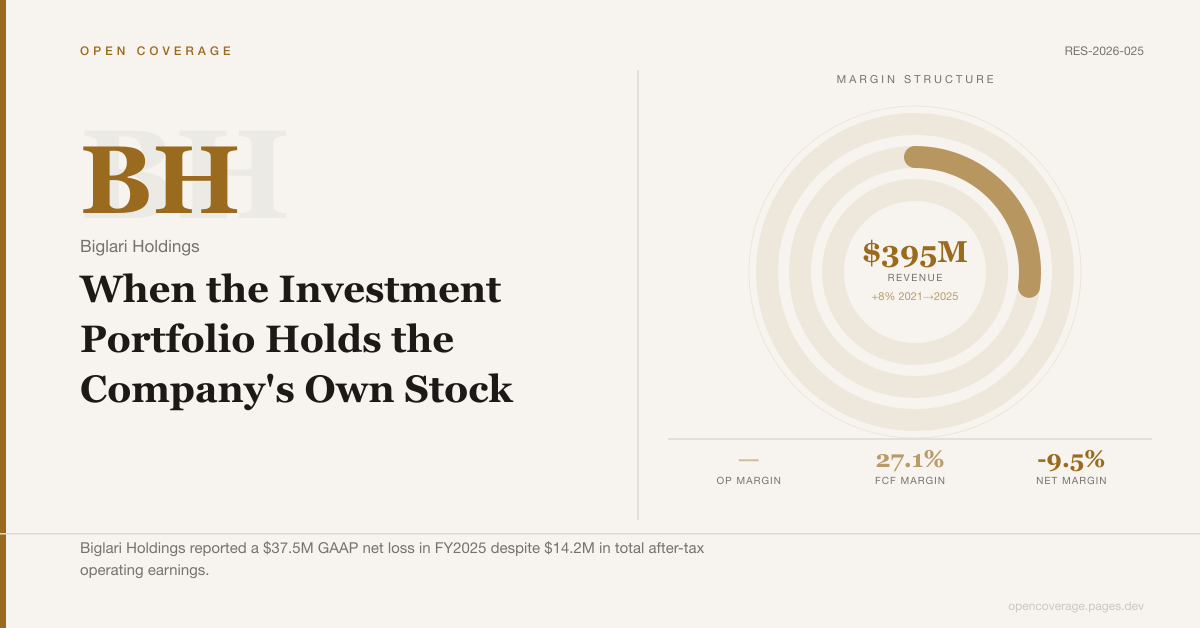 Biglari Holdings (BH): When the Investment Portfolio Holds the Company's Own Stock